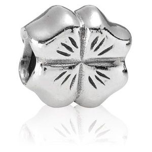 Pandora Sterling Silver four leaf clover charm